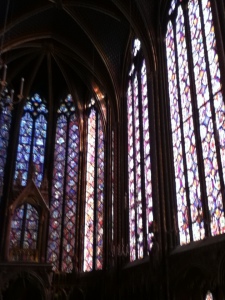 The incredible stained glass windows.