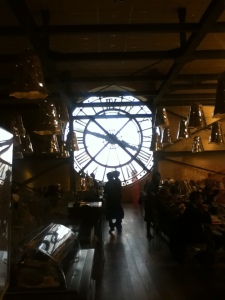 Musee d'Orsay used to be a train station, and this clock is a rather lovely reminder of that.